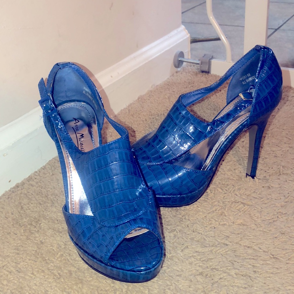 Blue heels